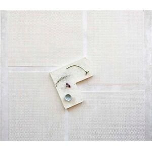 Chilewich Pearl Origami Rectangle Table Decor Placemats 14"x19" Set of 3